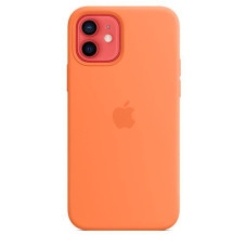 Apple Aizmugurējais vāciņš Apple  Silicone Case with MagSafe for  iPhone 12 mini Kumquat