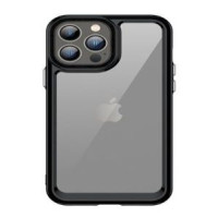 Ilike Aizmugurējais vāciņš iLike Apple iPhone 13 Pro Max Hard Cover with Gel Frame Transparent Black