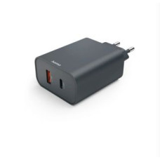 Hama Adapteris Hama  Ecosential 45W PD USB-C USB-A Phone Charger Gray Black