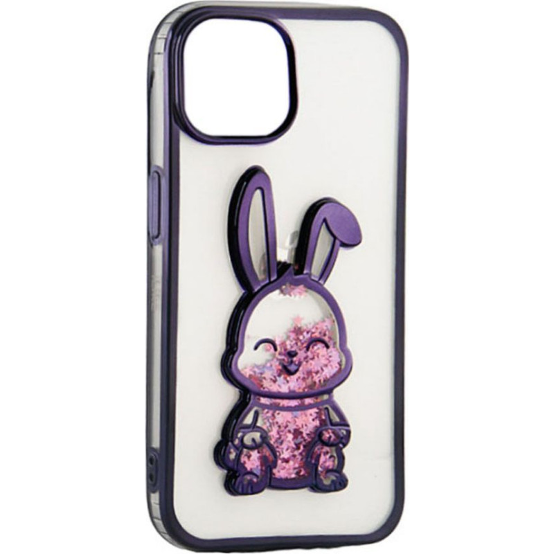 Ilike Aizmugurējais vāciņš iLike Apple iPhone 11 Silicone Case Print Desire Rabbit Purple