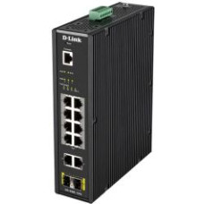 D-Link Serveru  - Citi piederumi D-link  DIS-200G-12PS L2 Managed Industrial Switch with 10 10/100/1000Base-T and 2 1000Base-X SFP ports  Switch DIS-200G-12PS