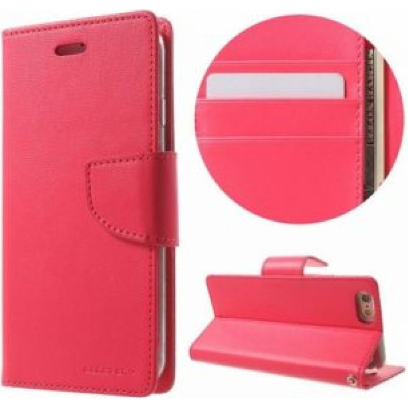 Mercury Atveramie maciņi Mercury Apple iPhone X/XS Bravo Diary Hot Pink