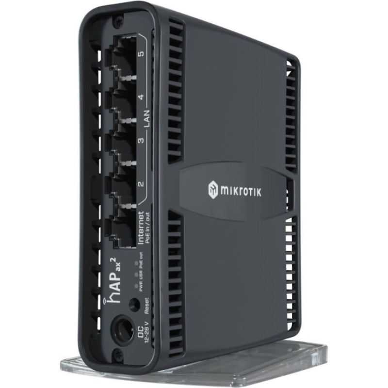 Mikrotik Rūteris Mikrotik  Wireless Router||Wireless Router|1800 Mbps|Wi-Fi 6|IEEE 802.11 b/g|IEEE 802.11n|IEEE 802.11ac|IEEE 802.11ax|5x10/100/1000M|C52IG-5HAXD2HAXD-TC