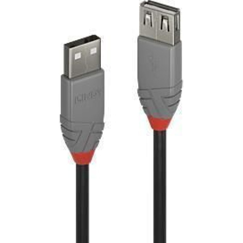 Lindy Kabelis LINDY  CABLE USB2 TYPE A 1M/ANTHRA 36702
