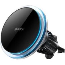 Joyroom Auto turētājs Joyroom  Joyroom car phone holder with 15W Qi inductive charger (MagSafe compatible) for air vent, silver (JR-ZS291)