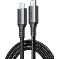 Ugreen Kabelis Ugreen  USB-C to USB-C PD Fast Charging Cable 1m Black Grey