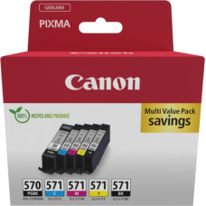 Canon Aksesuāri un izejmateriāli Canon  PGI-570/CLI-571 Inkjet Cartridges Multipack PGBK/C/M/Y/K