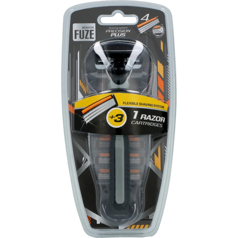 Body-X Fuze 3-blade razor + 3 replacement heads