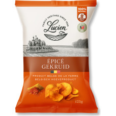 Lucien Classic kartupeļu čipsi, pikantie 125g