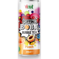 VINUT Popping Bubble tea persiku 320ml