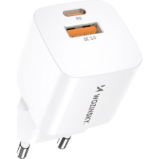 Wozinsky Adapteris Wozinsky  Wozinsky CMWCW 20W USB-C / USB-A wall charger - white