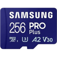 Samsung Zibatmiņa Samsung  Pro Plus MicroSD 256GB 2023 Blue