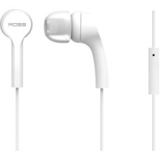 Koss Bezvadu austiņas Koss  Headphones KEB9iW Wired, In-ear, Microphone, White