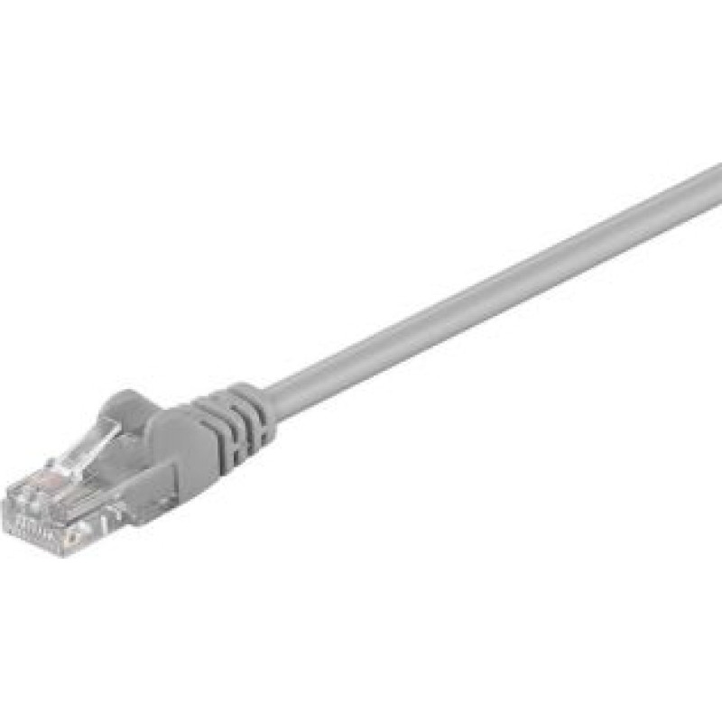 Goobay Kabelis Goobay  95635 CAT 5e patch cable, U/UTP, grey, 25 m