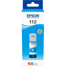 Epson Aksesuāri un izejmateriāli EPSON  112 EcoTank Pigment C13T06C24A Ink Bottle, Cyan