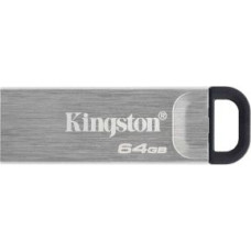 Kingston Zibatmiņa Kingston  USB Flash Drive DataTraveler Kyson 64 GB, USB 3.2 Gen 1, Black/Grey