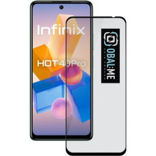 - Aizsargstikls -  OBAL:ME 5D Glass Screen Protector for Infinix Hot 40 Pro Black