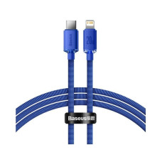 Baseus Kabelis Baseus  Crystal Shine Series cable USB cable for fast charging and data transfer USB Type C - Lightning 20W 1.2m Blue