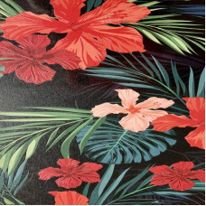Evelatus Aizsargplēve Evelatus Universal Red Flowers Along With Ferns Colorful Film for Cutter