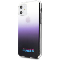 Guess Aizmugurējais vāciņš Guess Apple iPhone 11 California PC/TPU Case Gradient Purple