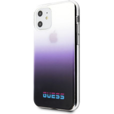 Guess Aizmugurējais vāciņš Guess Apple iPhone 11 California PC/TPU Case Gradient Purple