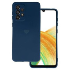 Vennus Aizmugurējais vāciņš Vennus Samsung GALAXY A13 4G SILICONE HEART CASE FOR Dark Blue
