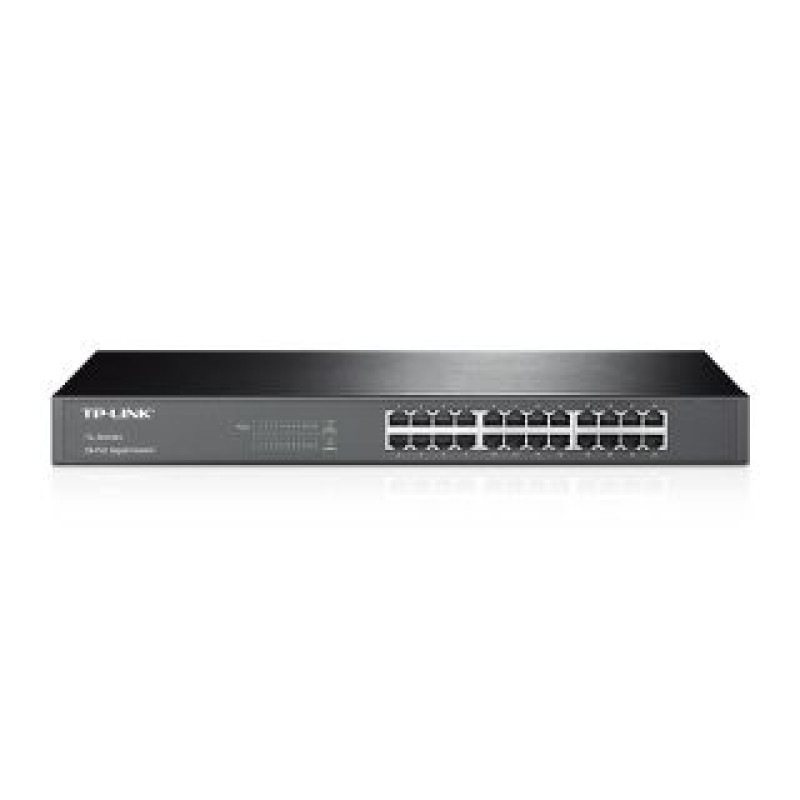 Tp-Link Serveru  - Citi piederumi TP-Link  24-Port Gigabit Rackmount Switch TL-SG1024 10/100/1000 Mbps (RJ-45), Unmanaged, Rackmountable, Ethernet LAN (RJ-45) ports 24