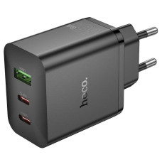 Hoco Adapteris Hoco  N51 Scenery PD65W(2C1A) charger(EU) Black