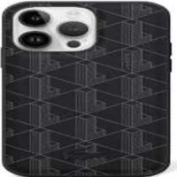 Lacoste Aizmugurējais vāciņš Lacoste Apple iPhone 15 HC MAGSAFE PU THE BLEND MONOGRAM Black