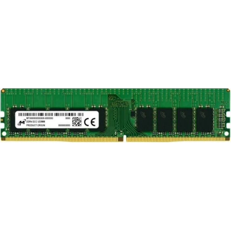 Micron Operatīv atmiņa DDR3 Micron  Server Memory Module||DDR4|16GB|UDIMM/ECC|3200 MHz|CL 22|1.2 V|MTA18ASF2G72AZ-3G2R1R