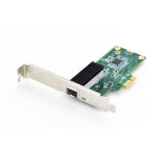 Digitus Parveidotājs Digitus  SFP Gigabit Ethernet PCI Express Card 32-bit, low profile bracket, Intel WGI210 chipset DN-10160