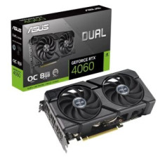 Asus Grafiskās karte / Video kartes Asus  Graphics Card||NVIDIA GeForce RTX 4060|8 GB|GDDR6|128 bit|PCIE 4.0 16x|Dual Slot Fansink|1xHDMI|3xDisplayPort|DUAL-RTX4060-O8G-EVO