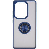 Ilike Aizmugurējais vāciņš iLike Xiaomi Redmi Note Pro 13 4G Hybrid Case With Ring Dark Blue