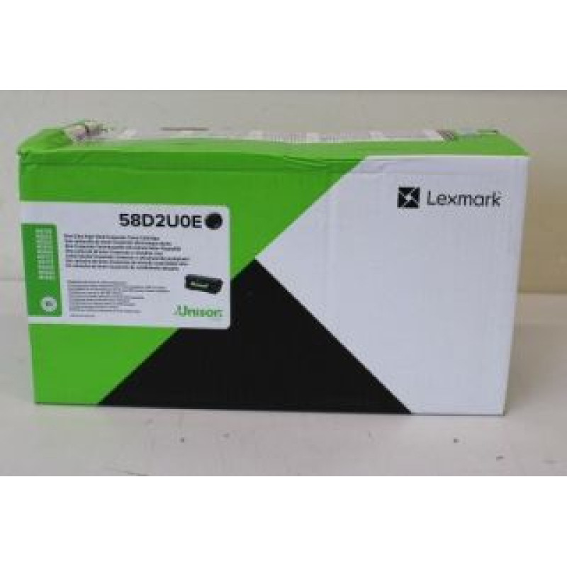 Lexmark Aksesuāri un izejmateriāli LEXMARK  SALE OUT.  58D2U0E Black Ultra High Yield Corporate Toner Cartridge, DAMAGED PACKAKING | 58D2U0E | Toner cartridge | Black | DAMAGED PACKAKING