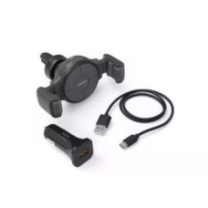 Hama Auto turētājs Hama  Inductive FC-10C Flex 10W Wireless Fast charging Black
