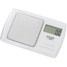 Adler Ķermeņa svari Adler  Precision scale AD 3161 Maximum weight (capacity) 0.5 kg, Accuracy 0.01 g, White