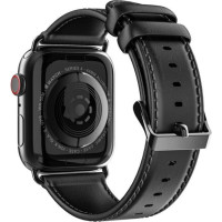 Dux Ducis Siksniņa Dux Ducis  DUX DUCIS strap YA genuine leather for Apple Watch 38 / 40 / 41 mm black