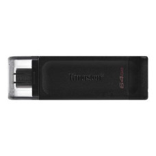 Kingston Zibatmiņa Kingston  MEMORY DRIVE FLASH USB-C 64GB/DT70/64GB