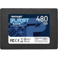 Patriot Cietais disks SSD Patriot  SSD||Burst Elite|480GB|SATA 3.0|3D NAND|Write speed 320 MBytes/sec|Read speed 450 MBytes/sec|2,5