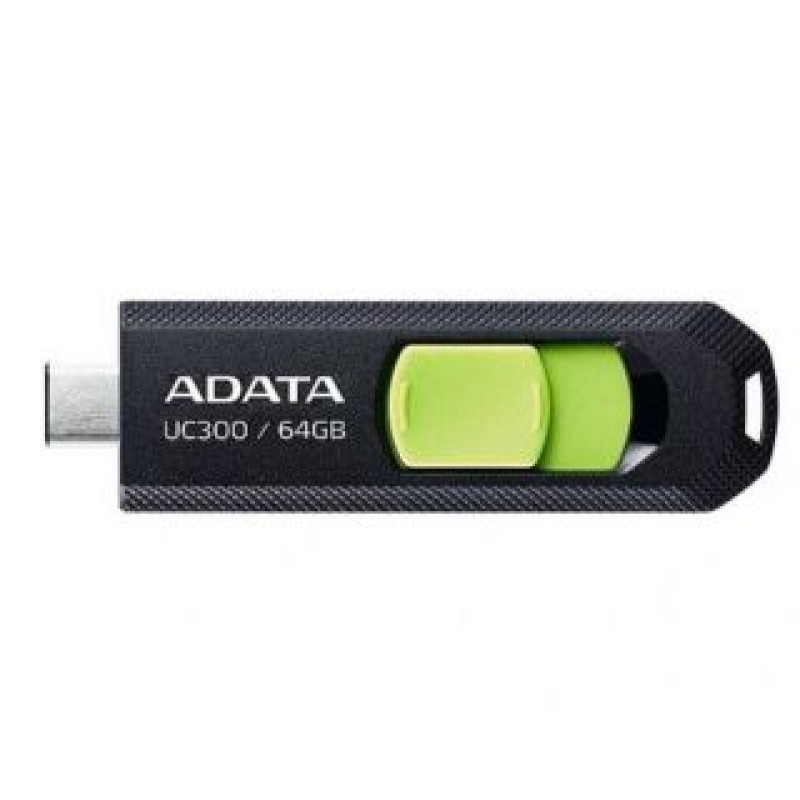 Adata Zibatmiņa ADATA  MEMORY DRIVE FLASH USB-C 64GB/ACHO-UC300-64G-RBK/GN