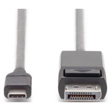 Digitus Monitoru piederums Digitus  USB Type-C adapter cable USB-C to DP, 2 m