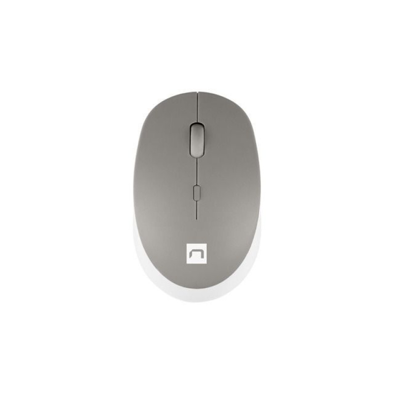 Natec Datora pele Natec  Mouse Harrier 2 	Wireless, White/Grey, Bluetooth