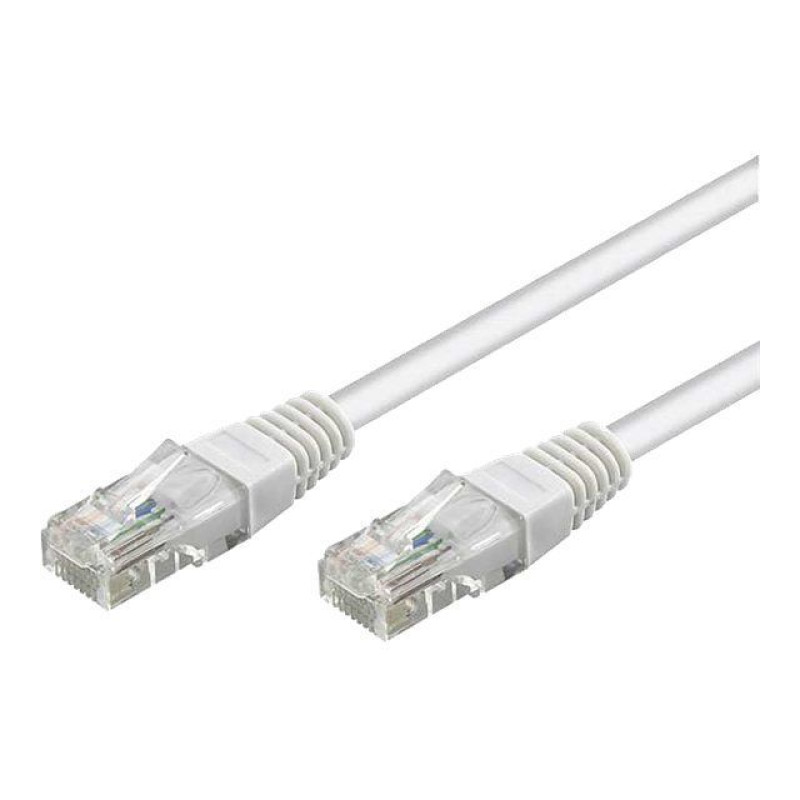 Goobay Parveidotājs Goobay  Patch Cable | 68637 CAT 6 U/UTP | PVC AWG 24/7 | Cable length: 5 m | White