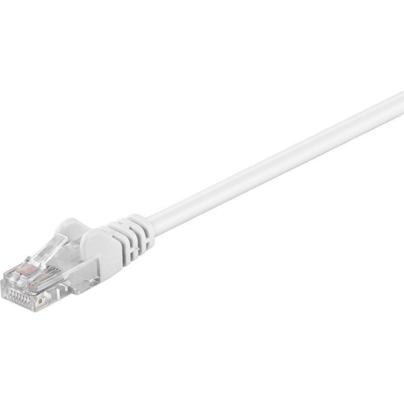 Goobay Kabelis Goobay  68510 CAT 5e patch cable, U/UTP, white, 7.5 m
