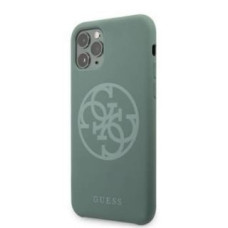 Guess Aizmugurējais vāciņš Guess Apple iPhone 11 Pro 4G Silicone Tone Cover Green