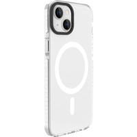 Evelatus Aizmugurējais vāciņš Evelatus Apple iPhone 15 Clear Case PC+TPU With MagSafe Transparent