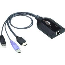 Aten Serveru  - Citi piederumi Aten  USB HDMI Virtual Media KVM Adapter Cable (Support Smart Card Reader and Audio De-Embedder)