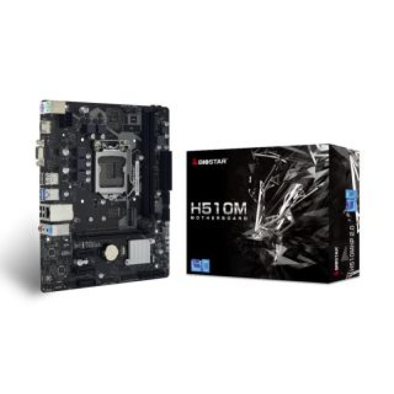 Biostar Pamatplate Intel procesorsiem BIOSTAR  Mainboard||Intel H510|LGA1200|MicroATX|Memory DDR4|Memory slots 2|2xPCI-Express 3.0 1x|1xPCI-Express 4.0 16x|1xM.2|1x15pin D-sub|1xHDMI|2xAudio-In|1xAudio-Out|4xUSB 2.0|2xUSB 3.2|2xPS/2|1xRJ45|H510MHP2.0
