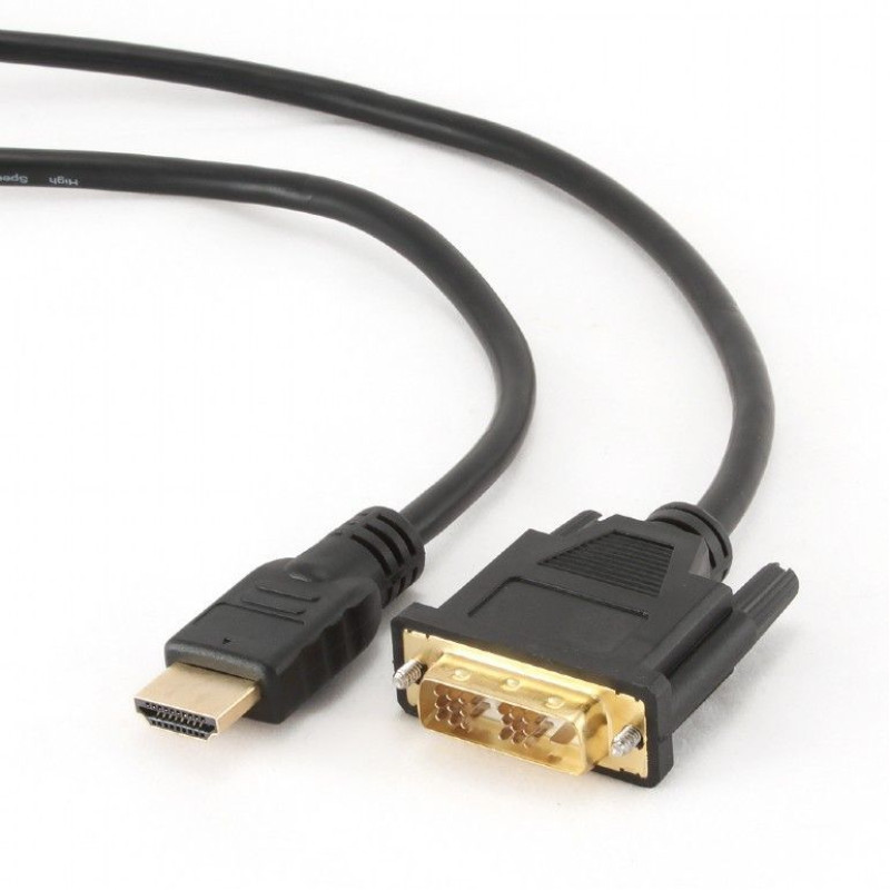 Gembird Monitoru piederums Gembird  HDMI to DVI cable (Single Link) 0.5 m
