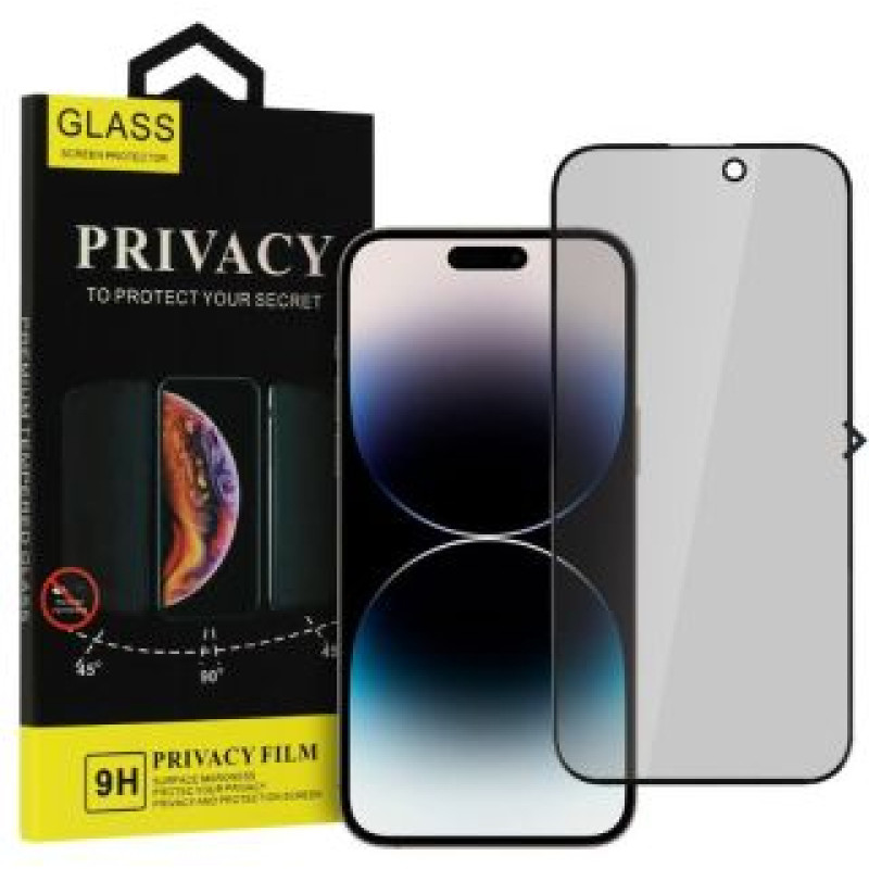 Ilike Aizsargstikls iLike Apple IPHONE 13/13 PRO/16E Tempered Privacy Glass Black